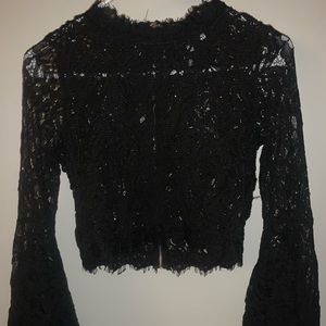 Fashion nova crop top lace